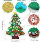 Diy Felt Christmas Tree Set For Kids 3 28ft With 30pcs Ornaments