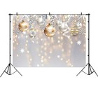Golden Christmas Backdrops For Photography Xmas Snow Photo Background Santa W   