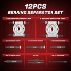 Bearing Puller And Splitter Kit  Separator And Puller Set  Pinion Bearing Red