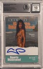 Megan Fox Signed Sports Illustrated Custom Trading Card Beckett Witness Auto 10