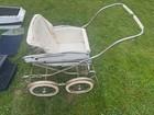 Vintage Peg Perego Pram Baby Carriage Forest Green-italy