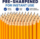 Wood-cased  2 Hb Pencils Bulk Pack 1000 Pencils Pre-sharpened 24 Sharpeners   Pe