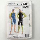 Kwik Sew 2335 Men s Wetsuits Sewing Pattern Vintage 1994 Size  S-m-l-xl