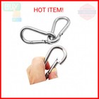 Benvo 8 Pcs Carabiner Clips Spring-snap Hook M4 1 57 Inch Mini Spring Buckle Qui