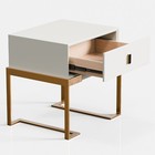 Modern Bedroom Nightstand Wood Bedside Table End Table Night Stand With Drawer