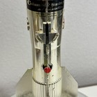 1957 Astro Rocket Missile Mechanical Coin Bank 11-1 2    Berzac Gold Chrome