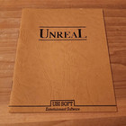 Unreal 1990 Commodore Amiga Vintage Game U b i  Soft   Manual Only