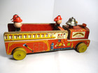 Vintage 1954 Fisher Price Toys Winky-blinky Fire Truck Pull Toy No  200 Nice 