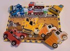 Melissa And Doug Construction 6 Pc Wooden Puzzle 