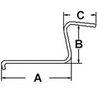 Hay Rake Tooth Fit Vicon Fits Massey Ferguson T16-0490 Vi2 Vi-2 1023216m1 96mf29