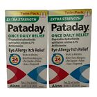 Pataday Eye Allergy Itch Relief  Extra Strength Total 4 Bottles New  exp 2026  