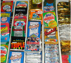 Vintage Estate Sale Sealed Unopened Lot Of 58  Old Baseball Cards Wax Foil Packs