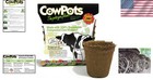 Unfinished 3  Round Cow Manure Pots - 12 Pack For Indoor And Outdoor Garden Use