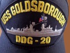 Uss Goldsborough Ddg 20 Navy Ship Hat U s Military Official Ball Cap U s a Made