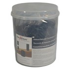 Deckorators Ribbed Baluster Connectors For Classic Baluster Black  200 Quantity 