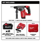 Milwaukee 2912-22 M18 Fuel 3-mode Brushless 1  Sds Plus Rotary Hammer Kit