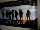 Original Act Of Valor Rare Huge Vinyl Banner 72x120 Navy Seals No Hard Creases