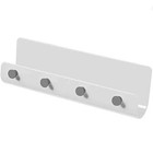  1pc Plastic Self Adhesive Wall Mount Key Rack Holder Magazines Mail Letter 