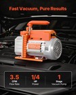 Vevor Vacuum Pump 3 5 Cfm Hvac Single Stage Rotary Vane Vacuum Pump Oil Included