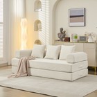 Comfy Convertible Folding Mattress Couch  Floor Sofa Bed  Chenille Floor Sofa