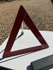 Original Vintage Carello Warning Triangle Case And Lead Weight 