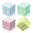 Infinity Cube Fidget Toy Adhd Anxiety Stress Relief Magic Flip Puzzle Kids