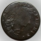 Undated Auctori Plebis Token  Uniface  Breen-1152  Copper Colonial Coin