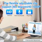 1080p Full Hd Usb Webcam For Pc Desktop   Laptop Web Camera With Microphone fhd