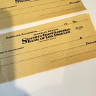 Vintage Security-first National Bank Los Angeles Glendale Ca Blank Checks 2pc