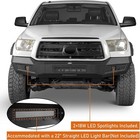 Tundra Front Bumper Offroad Full Width Steel Bumper Compatible With Tundra
