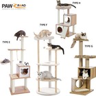 Pawz Road Cat Tree Scratching Posts Scratcher Wooden Condo Tower House Furniture
