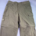 New Boy Scouts Of America Pants 36 Green Switchback Uniform Convertible Unhemmed
