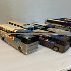 Vintage Greyhound Bus Collectible Scale Model  Fleet 11 Metal   Plastic As Is