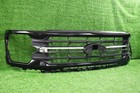 For 2024 2025 Ford F150 F-150 Xlt Front Bumper Grille Gloss Black W chrome Trims