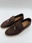 Loro Piana Summer Charms Walk Shoes Women   s Eu 39 Chocolate Brown Loafers