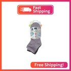 Earth Therapeutics Aloe Socks - Double Pack - Gray black  2 Pairs 
