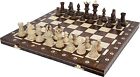Large Handmade Wooden Chess Set 21  Hand Carved Board Pieces Full Vintage Game
