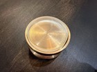 Vintage Desk Magnifier Glass Paperweight Antique Brass Magnifying Glass