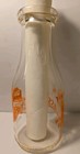 Vtg Rare Milk Bottle Fairview Dairy Farm Quality Products Antigo Wis Pint Orange