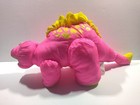 Fisher Price Puffalumps Dino-roars Pink Stegosaurus Dinosaur Plush Vintage 1992