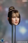 Sdh048c 1 6 Female Brown Bangs Hair Beauty Girl Head Sculpt Model For 12 body
