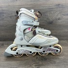 K2 Athena Inline Skates White Maroon Accents Womens Size Us 7 5 Eur 38