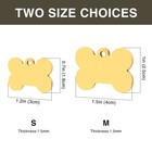 Bright Personalized Dog Bone Tags Custom Pet Id Tags Name Phone Engraved Free