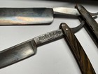 Antique Straight Razor Lot Of 3- Genco Geneva Ny Our Prince Peter Hahn W 2 Boxes