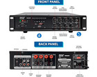 Pyle Bluetooth Home Pa Mixing Amplifier - 500w Home Audio Rack Mount Stereo New