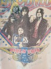  Aerosmith Band World Tour Blue Tie Dye T Shirt Men s Size Large 