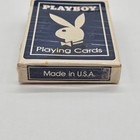 Playboy Playing Cards Vintage 1973 Blue Deck Made In Usa Collectible Poker Cards