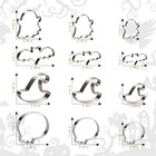 9 Pcs Halloween Cookie Cutters Kit Halloween Party Favors - Shaped In Bat Ghost