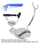 Curved Shaver Stand  Stainless Steel Single Head Shaving Brush Holder Safety Sup
