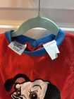 The Disney Store 101 Dalmatians Graphic Applique Cotton Snap Romper 18m Red